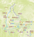 Karte vom Elsass für Hausbootferien